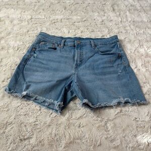 GAP Women's Size 29/8R Blue Mid Rise 5" Short